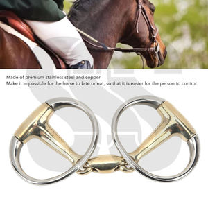 Bocados de Acero Inoxidable para Montar a Caballo - Suaves y Cómodos para Todas las Razas de Caballos, Duraderos para Entrenamiento y Competición - Product Image 2