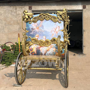 2025 calèche électrique Royal à 4 roues de luxe de Style européen pour 4-6 personnes mariage tourisme trafic touristique vente de véhicules - Product Image 2