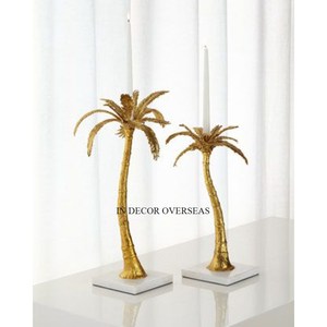 Juego de 2 portavelas de diseño de garras de Paloma de aluminio chapado en oro de alta calidad a un precio impresionante - Product Image 4
