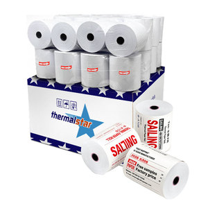 Rouleaux <span class=keywords><strong>de</strong></span> papier thermique personnalisés avec logo, papier <span class=keywords><strong>de</strong></span> reçu pour la publicité au détail - Product Image 4