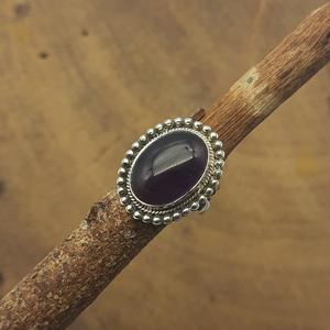 Bague pour femme élégante en argent massif 925 de haute qualité Ensemble de pierres précieuses améthyste africaine audacieuse Bijoux fins pour les mariages et les fêtes - Product Image 6