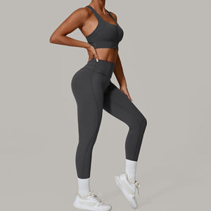 Pantalones de Yoga Deportivos Transpirables de Cintura Alta, Modernos, Antibacterianos, de Secado Rápido, para Correr - Product Image 3