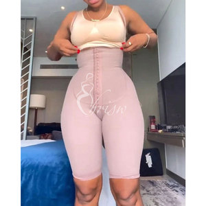 Faja de compresión alta hasta la rodilla para mujer, para uso diario o posparto, funda adelgazante, vientre plano - Product Image 1