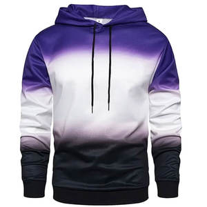 Sweat à capuche 100% coton pour homme, impression numérique personnalisée, motif 3D, taille personnalisée ODM, vêtements en polaire d'hiver à séchage rapide - Product Image 1