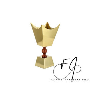 Quemador de incienso Bakhoor de Metal dorado de primera calidad, para el hogar Decoración de mesa, soporte de incienso, difusor de aromaterapia para el hogar y la Oficina - Product Image 1