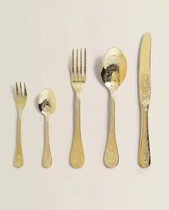 Ensemble de couverts en acier inoxydable classique pour la salle à manger, fourchette, couteau, cuillère pour la maison, l'hôtel, la restauration, la vaisselle - Product Image 2