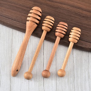ช้อนไม้สำหรับทำน้ำผึ้งให้เป็นละอองไม้แบบรังผึ้ง - Product Image 1