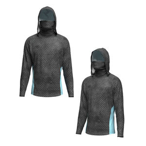 Jersey de Pesca de Manga Larga con Protección Solar UPF 50 Personalizado OEM, Sudadera con Capucha de Pesca con Estampado por Sublimación - Product Image 4