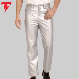 <b>Men</b> <b>Leather</b> <b>Pants</b> Premium <b>Leather</b> Casual Trousers Comfortable Durable Stylish Modern Fit Custom Wholesale Apparel - Product Image 6