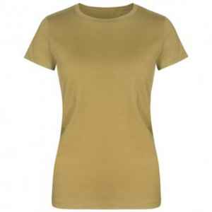 Camiseta de Moda para Mujer, 100% Algodón, de Primera Calidad, Informal, Lisa, con Logotipo, Antiarrugas, Transpirable y de Secado Rápido - Product Image 1
