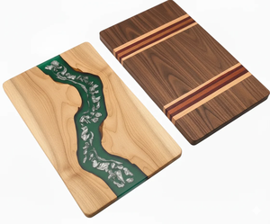 Juego Profesional de Tabla de Cortar y Tabla para Quesos de Madera |   Tablas de Cortar Rectangulares Duraderas, Ecológicas y Fáciles de Limpiar - Product Image 3