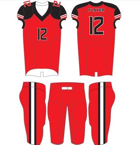 Uniforme de Fútbol Americano Sublimado Personalizado de Alta Calidad, Logotipo Personalizado, Transpirable, de Secado Rápido, Tallas Grandes, Unisex, Suministro al por Mayor - Product Image 5
