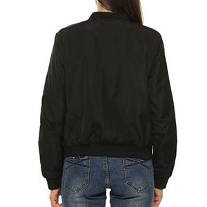 Chaqueta Bomber Holgada y Transpirable para Mujer, Estilo Urbano, Alta Calidad, Personalizable, Moda Otoño-Invierno, Nueva Colección - Product Image 3