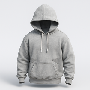 OEMODM Unisex Fleece Winter Zipper-Up Hoodies Diseño personalizado Impresión digital Low MOQ Patrón sólido Anti-Pilling Loose Fit - Product Image 4