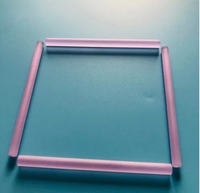 Barre de cristal laser Nd:YAG rose-jaune pour remplacement d'équipement de beauté Q-Switched