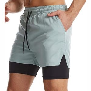 Pantalones cortos de entrenamiento de secado rápido para hombre, pantalones cortos de gimnasio para correr para verano, pantalones de entrenamiento atléticos transpirables grandes y altos - Product Image 3
