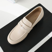 [JSHOE] Zapatos Casuales de Mujer, Mocasines Ultraligeros de Piel Vacuna, Estilo Hillroad, Lanzamiento 2025