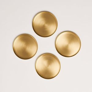 Posavasos de Metal de Lujo Ecológicos, 2 Piezas, Hechos con Materiales Reciclables Sostenibles, Duraderos y Reutilizables para Uso Doméstico y Comercial - Product Image 5