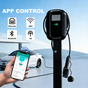 Nouvelle station de recharge murale pour véhicules électriques 7kW 11kW 22kW avec câble TPU de 5 m TYPE 2 AC IP65 étanche et RFID - Product Image 3