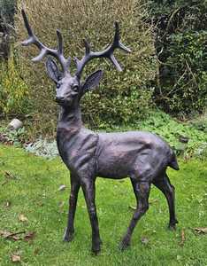 Escultura de Reno de bronce de tamaño real, artículo de jardín, figurita de Reno antigua decorativa para exteriores, escultura y estatua al por mayor - Product Image 5