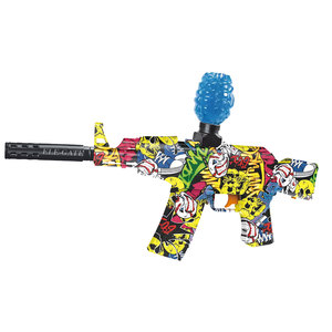 Idrogel AK 47 per pistola giocattolo per ragazzi, giocattolo elettronico morbido in PC e plastica con funzione Splatter Ball, modello M416 e proiettili ad acqua - Product Image 1