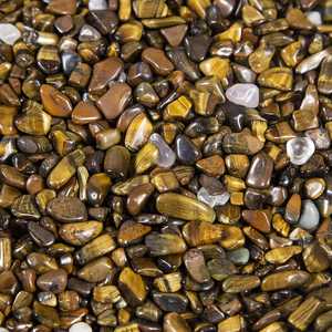 Vente en gros d'Oeil de Tigre Cristal Poli Chips Sculpté Fenshui Gemstone Figurine Gravée Amour Guérison Pour la Fabrication de Bijoux Inde - Product Image 4