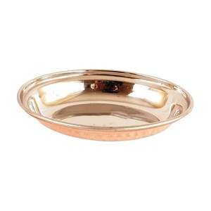 Envoi en vrac 300ml acier cuivre martelé Antique ton foncé Design plateau ovale plateau vaisselle et vaisselle maison Restaurant - Product Image 6