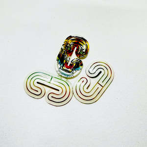 Patch en silicone multicolore 3D en forme de cœur et de fleur, écologique, sans nickel, personnalisable, accessoires pour chapeaux et vêtements, strass thermocollants - Product Image 4