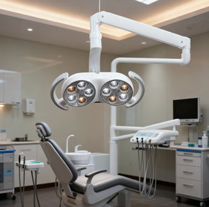 Nha khoa phẫu thuật bóng đèn 10 bóng đèn LED dual-màu vàng trắng có thể điều chỉnh 160000 Lux 4000K đơn vị Nha khoa ghế phụ kiện - Product Image 2