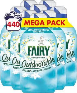 Suavizante de Telas Fairy Outdoorable, 440 Lavados, Fórmula Ultra Concentrada para Piel Sensible y Dermatológicamente Probado - Product Image 1
