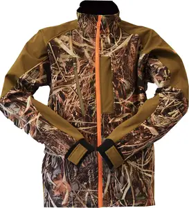 ไม้พิมพ์สไตล์ซิป10% ส่วนลดฤดูหนาวซอฟท์เชลล์แจ็คเก็ตกันน้ำที่ถอดออกได้ขนแกะขั้วโลกแจ็คเก็ตสองชิ้น - Product Image 1