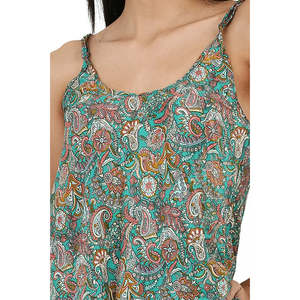 Conjunto de Kimono y Camiseta de Seda 100% para Mujer, Estampado Paisley Verde y Rosa, Bata Suave Tejida para el Hogar o la Noche, Talla Única, Regalo para Ella - Product Image 1