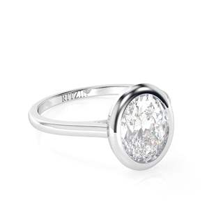 ชุดแหวนแต่งงานสำหรับผู้หญิงเซตเพชรไดมอนด์พลอยคัท1.00ไม่ซ้ำใครสำหรับเจ้าสาว - Product Image 2