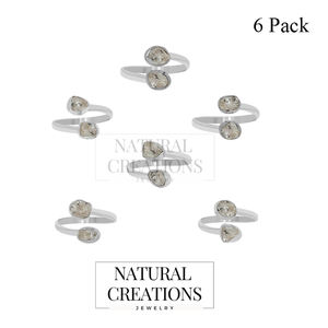 Anillo de circón con forma Natural de Plata de Ley 925, ajuste de bisel, estilo clásico, fiesta de compromiso, paquete de regalo de aniversario 6 - Product Image 2