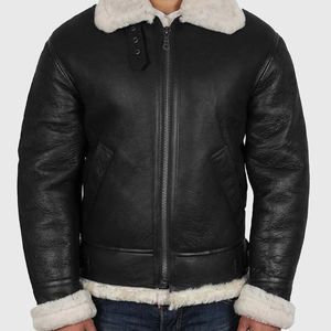 Veste en cuir d'agneau douce et décontractée sur mesure pour femmes, légère, vente en gros, veste en cuir d'agneau fourrée chaude pour hommes - Product Image 6