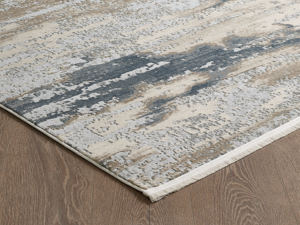 Alfombra turca de lujo hecha a máquina, Borrego Navy Premium para sala de estar, del fabricante de Gaziantep. - Product Image 3