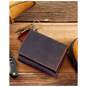 La mejor calidad, la mejor venta 100%, billetera delgada de cuero genuino para hombre del fabricante indio, billetera delgada con tarjetero al mejor precio - Product Image 6