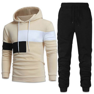Streetwear Boxy Cropped <b>Zip</b> <b>up</b> Hoodies and Sweatpants Set Manufacturer Oversized Blank Sport Men Tracksuit - Product Image 5