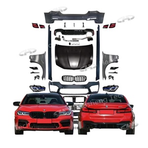 Bộ chuyển đổi nâng cấp kiểu dáng G30 G38 LCI M5 cho cản sau xe BMW F10 F18 5 Series, từ cũ sang mới, chuyển đổi bộ body <span class=keywords><strong>kit</strong></span> - Product Image 1