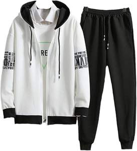 Ensemble de survêtement 2 pièces pour femme de haute qualité, style coréen, pantalon de jogging ample, design tendance 2024 - Product Image 3