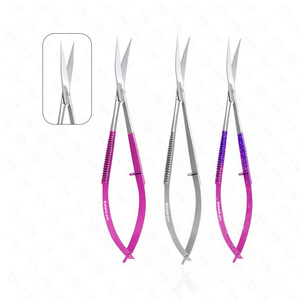 Nouveau printemps ciseaux incurvés manucure ciseaux à cils ciseaux à cuticules à ongles extra pointus couleur personnalisée avec Logo privé - Product Image 1