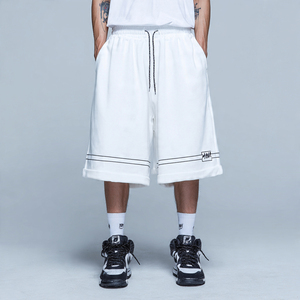 Workout Sweat <b>Shorts</b> <b>Men</b> Gym Fitness Wear <b>Fleece</b> <b>Shorts</b> <b>Men's</b> High Drawstring Waist Sweat <b>Shorts</b> <b>Mens</b> - Product Image 6