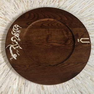 Assiette de chocolat en bois incrustée de nacre décorative faite à la main de qualité supérieure pour la cuisine à domicile - Product Image 5