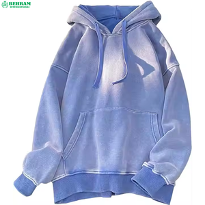 Sudadera con Capucha Extra Grande de Alta Calidad con Logotipo OEM Sublimado, Felpa/Felpa Francesa Ecológica, Estilo Vintage Tie Dye, Lavado a la Piedra, 330 GSM - Product Image 4