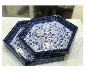 Bol de service décoratif pour la maison Finition en mosaïque et émail Vaisselle à manger Bonbons et desserts et fournitures - Product Image 5