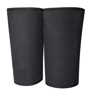 Genouillère de compression réglable épaisse en nylon et coton avec logo personnalisé 2024 pour la musculation et la musculation en salle de sport - Product Image 1