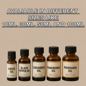 Lot de Gros d'Huiles Essentielles Naturelles à 100% : Anis, Coriandre, Encens, Mandarine Douce - Coffret Cadeau en Gros OEM - Product Image 5