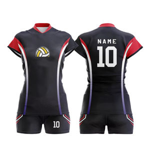 Conjuntos de uniformes de camiseta de voleibol totalmente sublimados al por mayor, éxito de ventas para adultos, servicios OEM disponibles - Product Image 1
