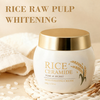 Marque privée OEM ODM Crème pour le visage au riz avec hydratation et éclat anti-âge et traitement de l'acné pour tous les types de peau