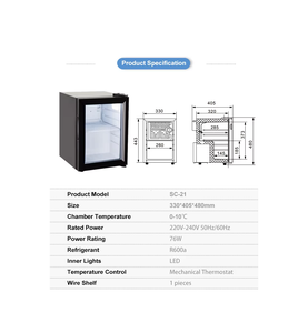 Grand réfrigérateur de supermarché à affichage frais à trois portes à basse température refroidisseur de légumes réfrigérateur de fruits commercial - Product Image 6